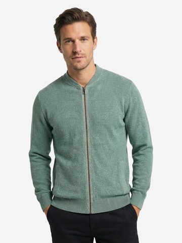 CASAMODA Strickjacke 'Basic'‌‌‌‌‌‌ in Grün: Vorderseite