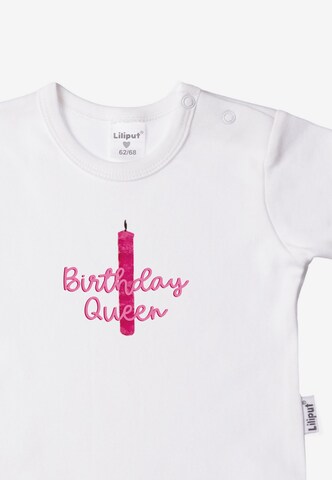 LILIPUT Shirt 'Birthday Queen' in White