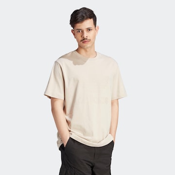 T-Shirt ADIDAS ORIGINALS en beige : devant