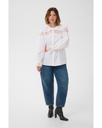 T-shirt KAFFE CURVE en blanc