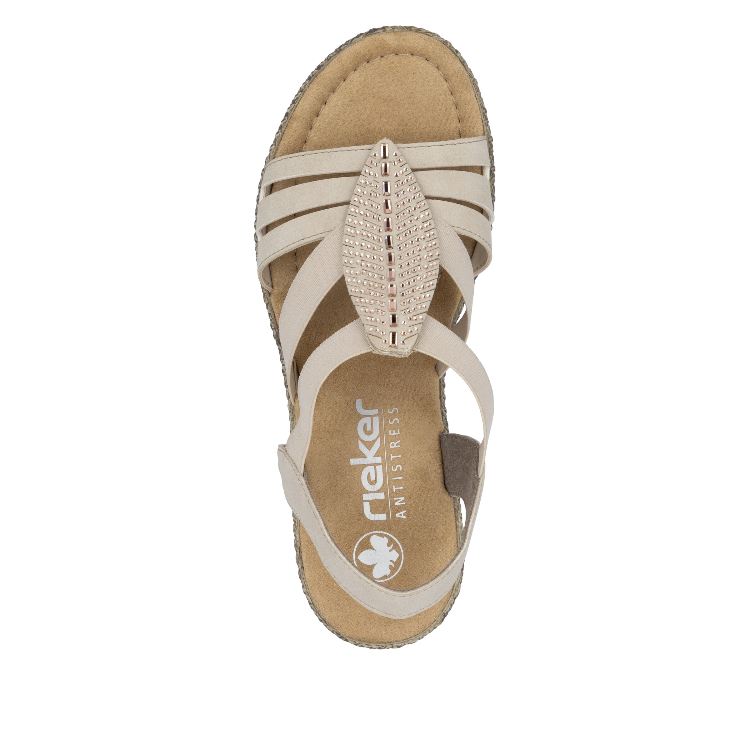 Rieker Strap Sandals in Beige