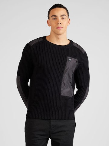 HUGO Red Pullover 'Stofor' in Schwarz: predná strana