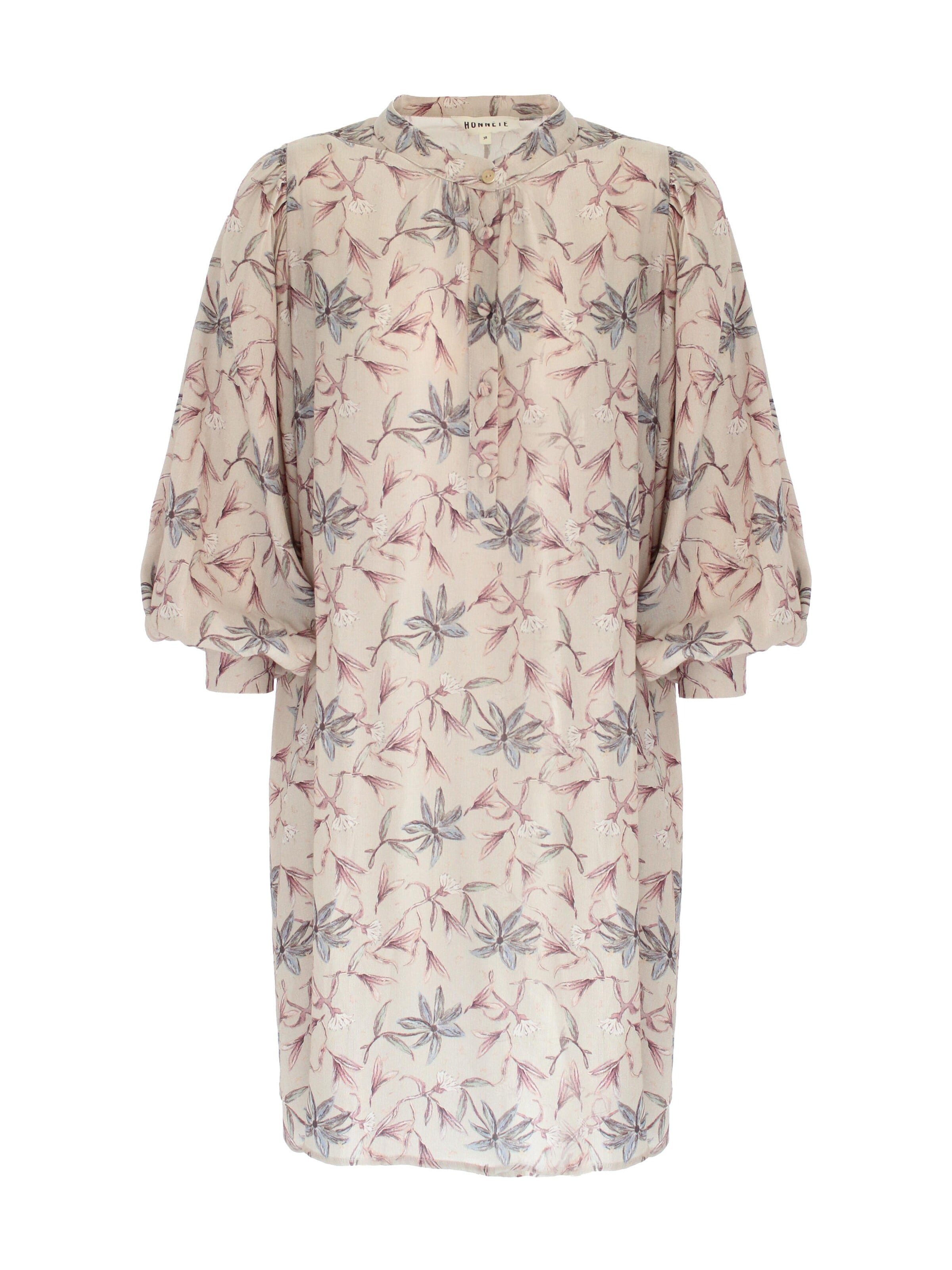 Honnête Atelier Zomerjurk 'Abby' in Gemengde kleuren: voorkant
