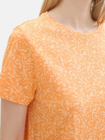 TOM TAILOR T-Shirt in Orange