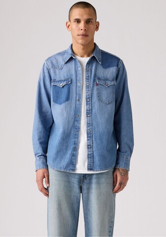 LEVI'S ® Regular fit Button Up Shirt in Blue: front