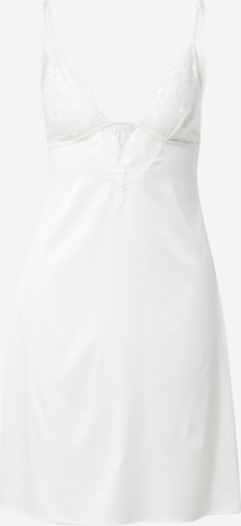 Calvin Klein UnderwearSpavaćica košulja - bijela boja: prednji dio