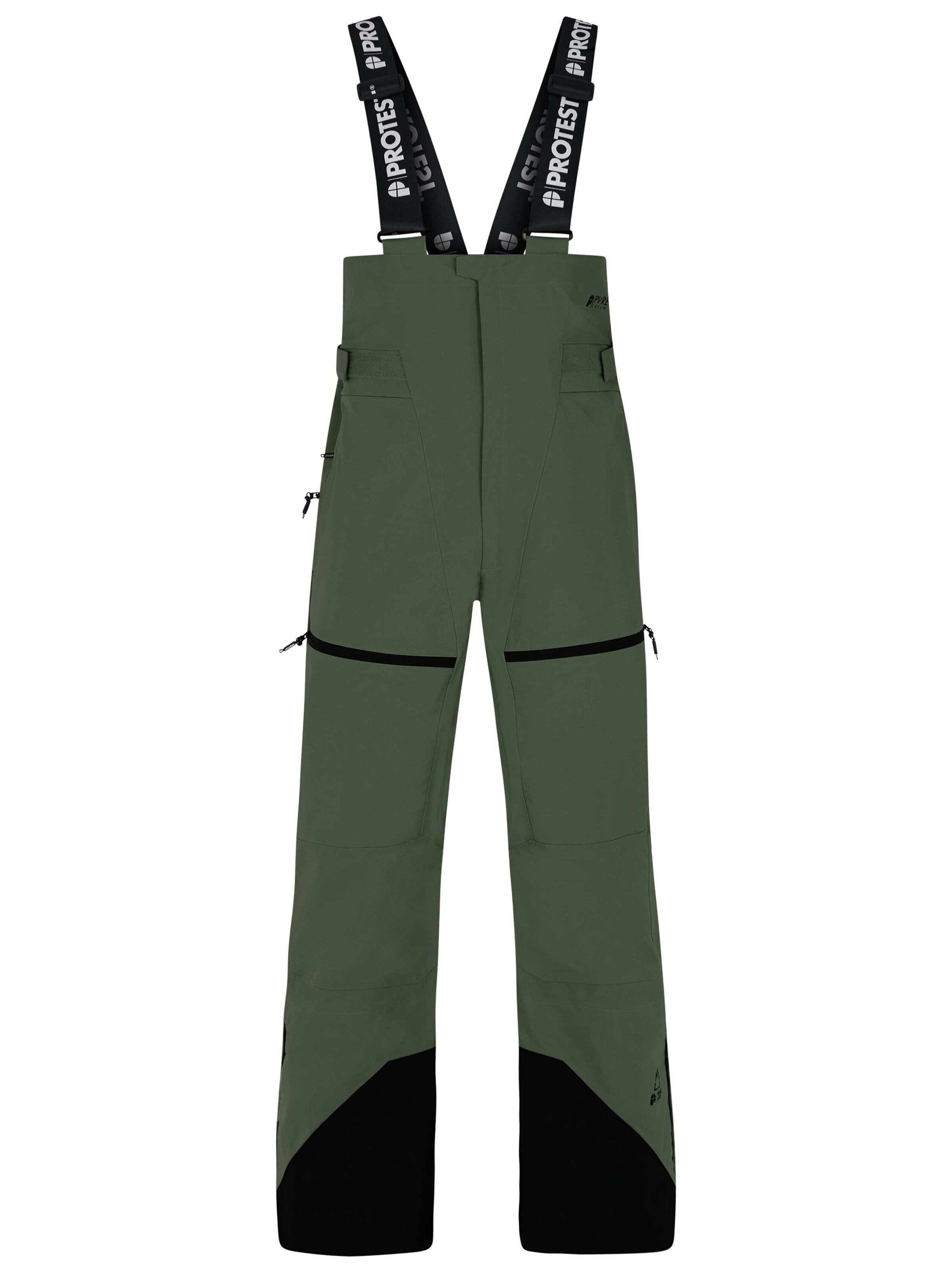 PROTEST Workout Pants 'PRTBASE' in Green: front