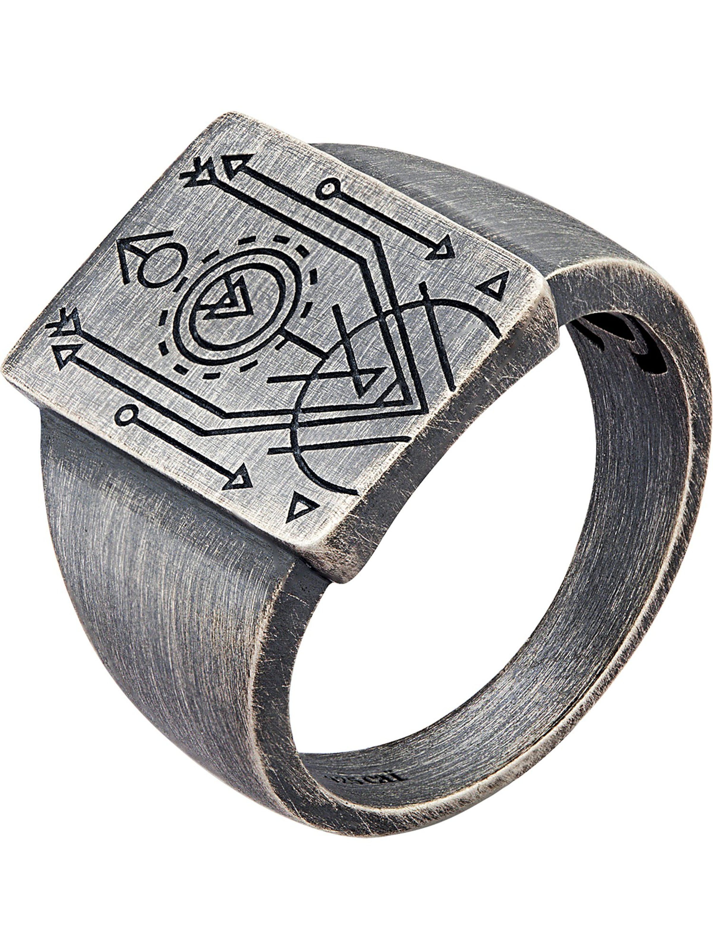 caï Ring in Grey: front