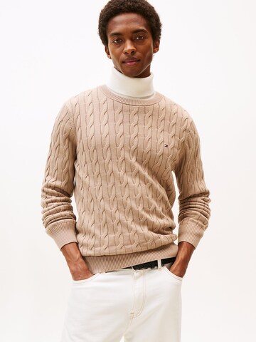 TOMMY HILFIGER Pullover in Beige: Vorderseite
