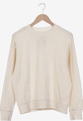 H&M Sweater S in Weiß: predná strana