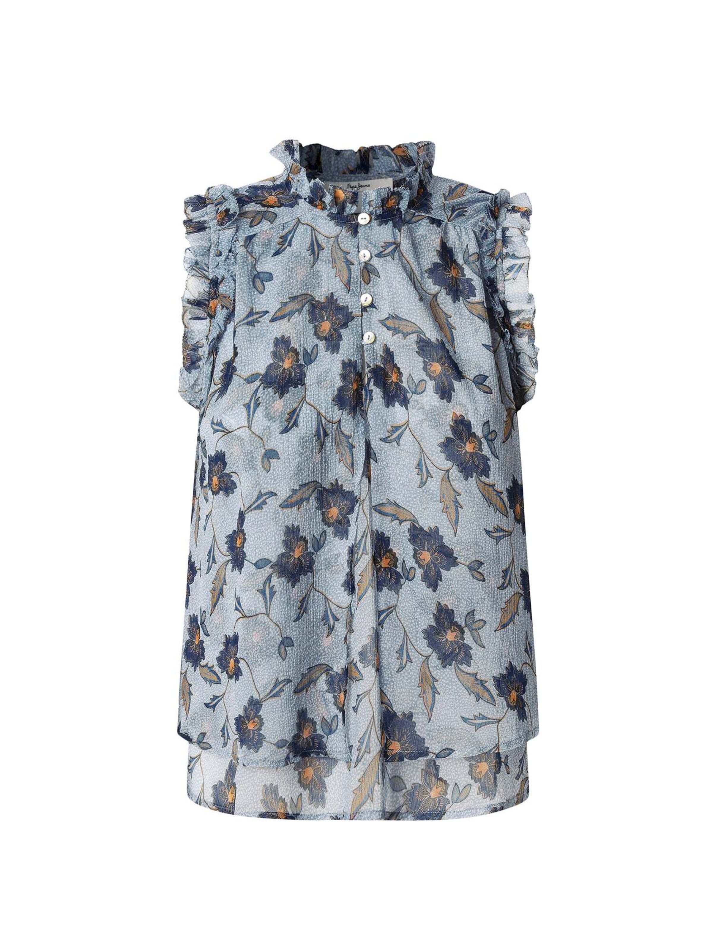 Camicia da donna 'Enid' di Pepe Jeans in blu: frontale