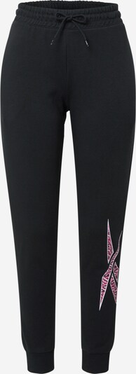 Reebok Sport Pantalon de sport en rose / noir, Vue avec produit