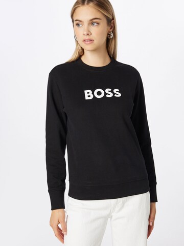 Sweat-shirt 'Ela' BOSS en noir : devant