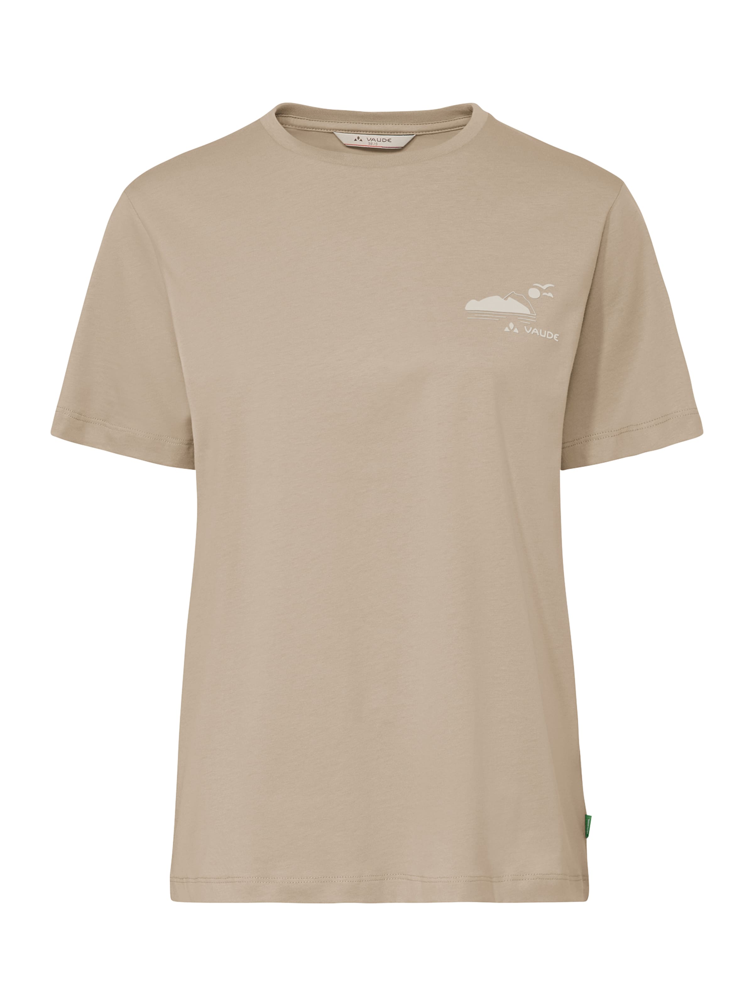 VAUDE Sportshirt 'Spirit II' in Beige: Vorderseite