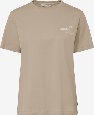 VAUDE Sportshirt 'Spirit II' in Beige: Vorderseite