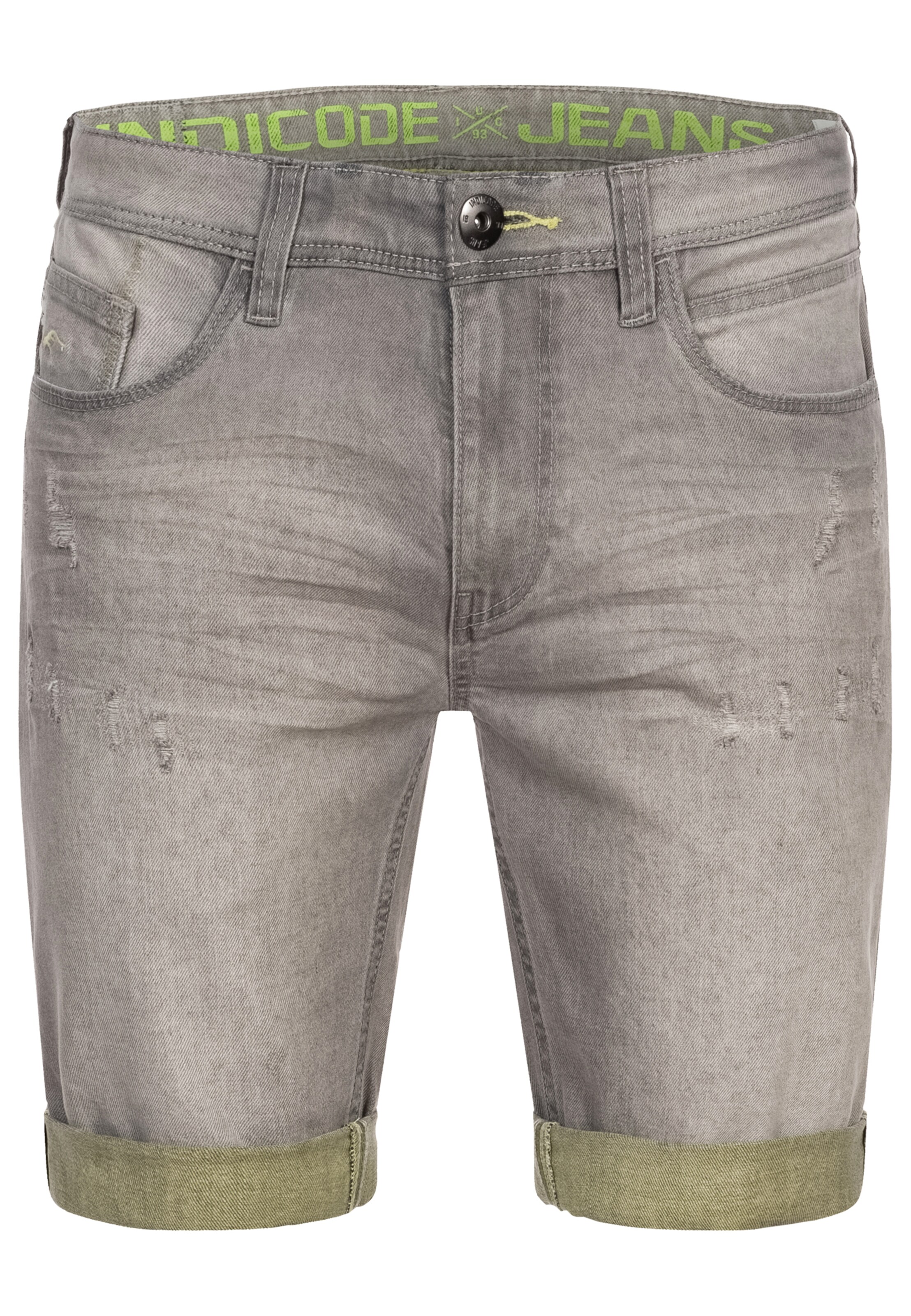 INDICODE JEANS Jeans 'Zalento' in Grey: front