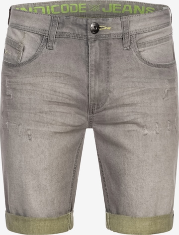 INDICODE JEANS Regular Jeans 'Zalento' in Grey: front