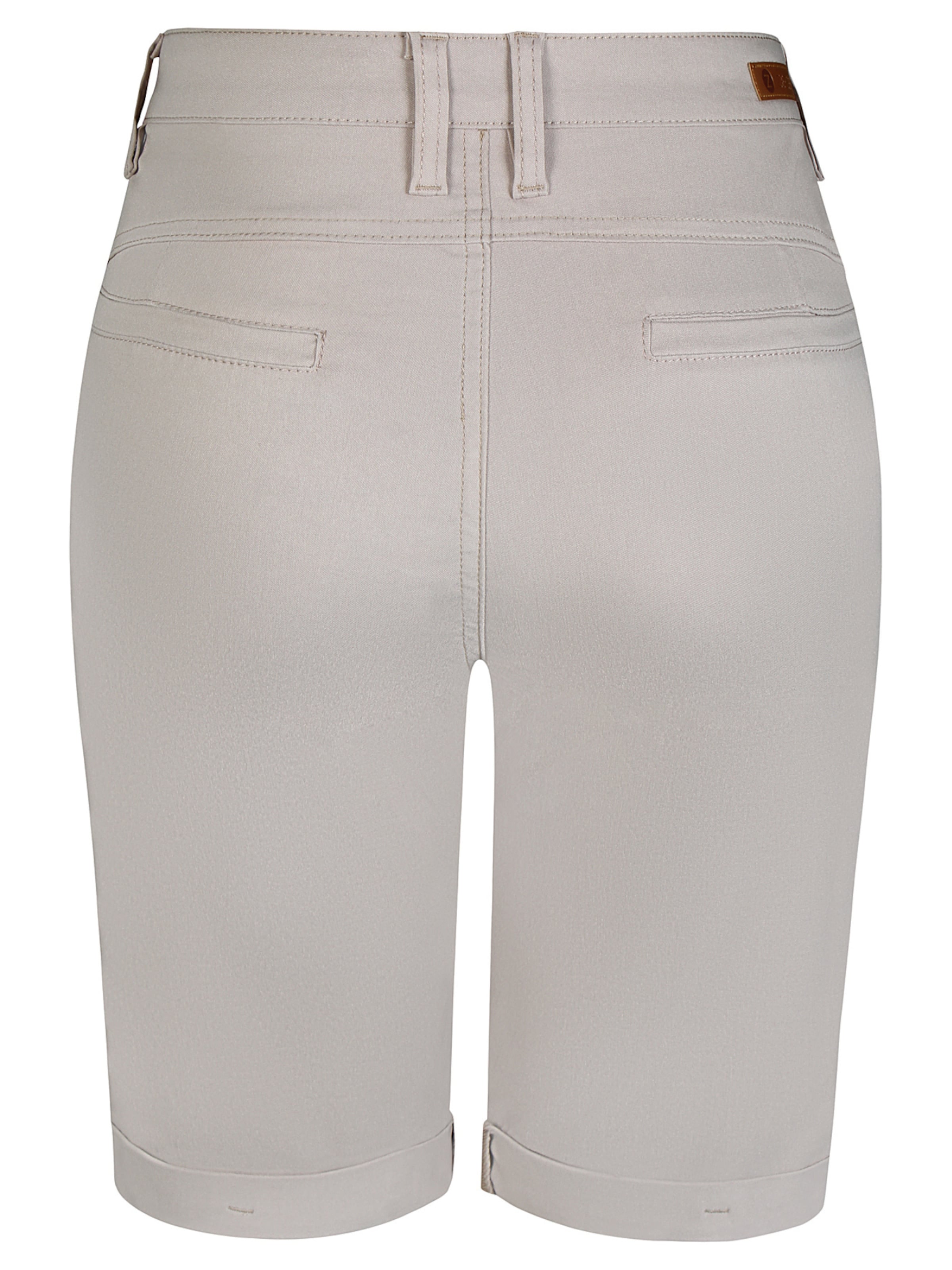 ze-ze Slimfit Broek 'Sanne 313' in Beige