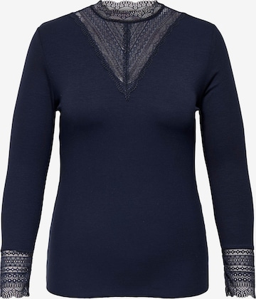 Maglietta 'CARTilde' di ONLY Carmakoma in blu: frontale