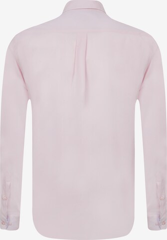 Sir Raymond Tailor Regular fit Button Up Shirt 'Matt' in Pink