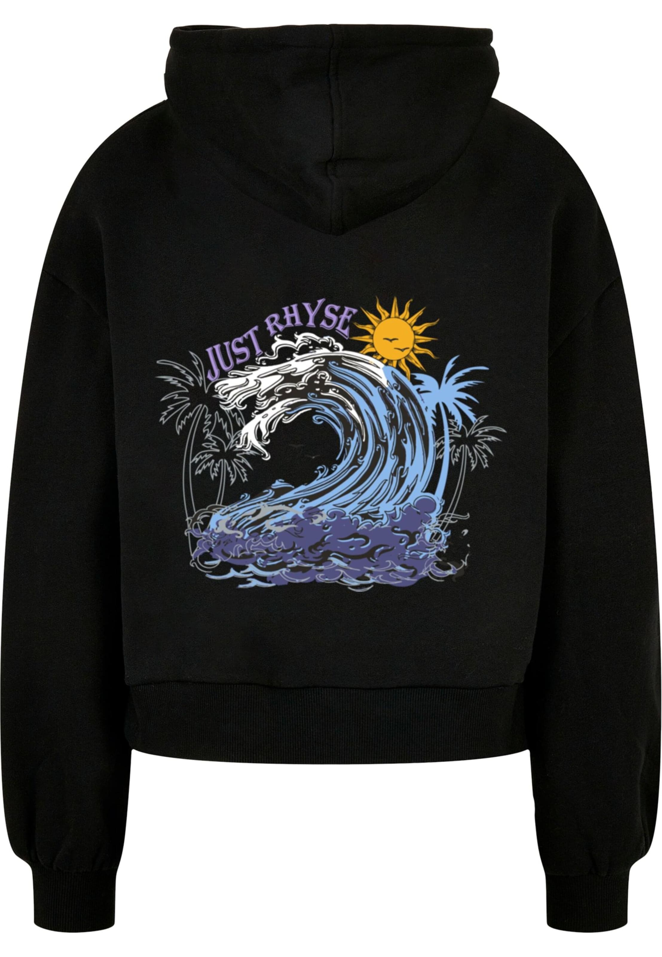 Just Rhyse Sweatshirt 'Okinawa' in Schwarz