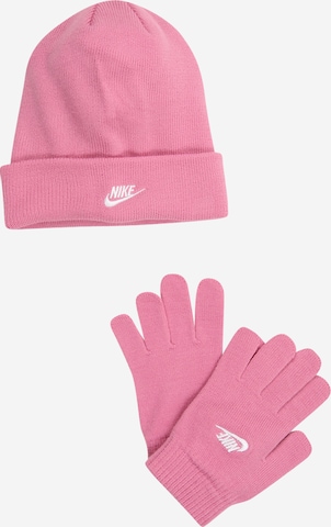 Nike Sportswear Set in Pink: front