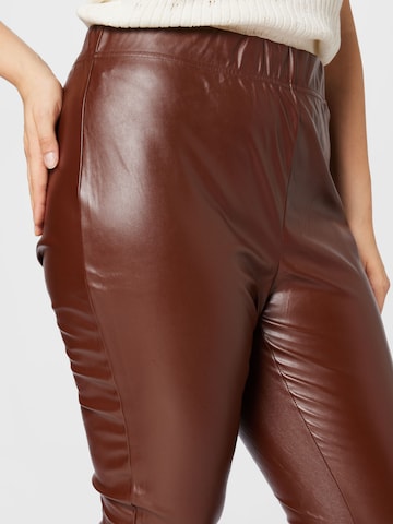 Skinny Leggings 'Katy' EVOKED en marron