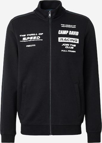 CAMP DAVIDGornji dio trenirke - crna boja: prednji dio