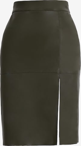 FRESHLIONS Rock 'JASSI' in Grün: Vorderseite