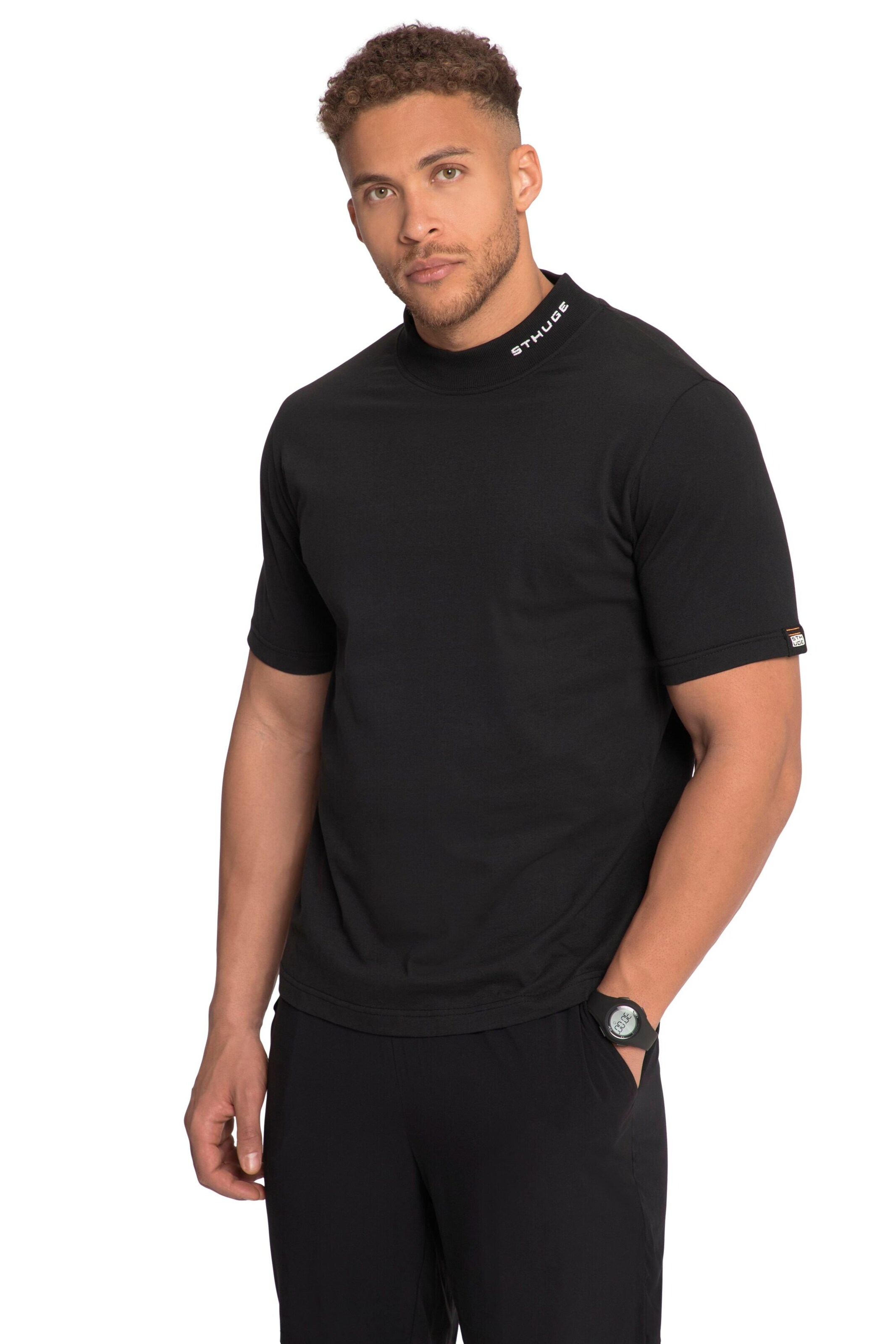 STHUGE Shirt in Black: front