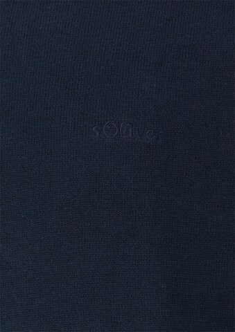s.Oliver Men Big Sizes Trui in Zwart: voorkant