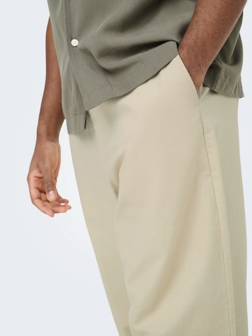 Only & Sons Loosefit Broek 'ONSDaves' in Grijs