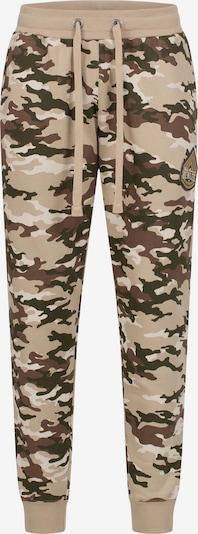 Benlee Urheiluhousut 'Kannys' värissä beige / vaaleabeige / ruskea / oliivi, Tuotenäkymä