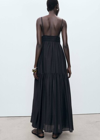MANGO Summer Dress 'Elena' in Black
