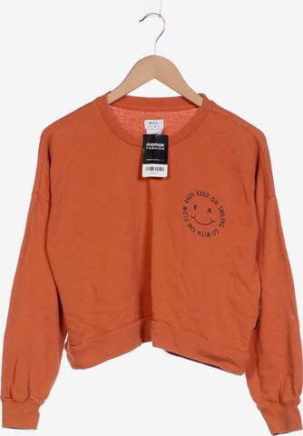 RVCA Sweatshirt & Zip-Up Hoodie in S in Orange: front