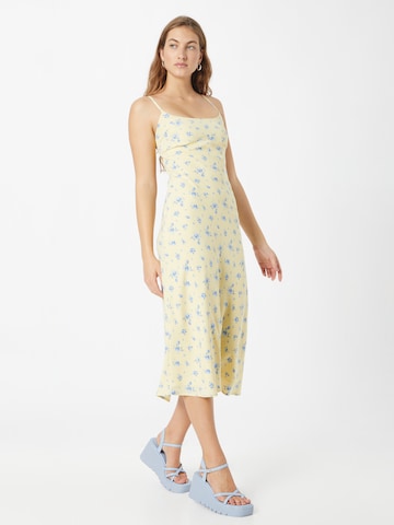 HOLLISTER Summer dress in Yellow: front