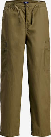 Jack & Jones Junior Regular Byxa 'JPSTEVAN CRISP' i grön: framsida