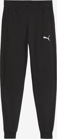 PUMA Tapered Workout Pants in Black: front