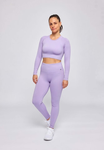 SNOCKS Skinny Workout Pants in Purple