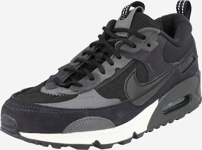 Nike Sportswear Baskets basses 'AIR MAX 90 FUTURA' en gris foncé / violet foncé / noir, Vue avec produit