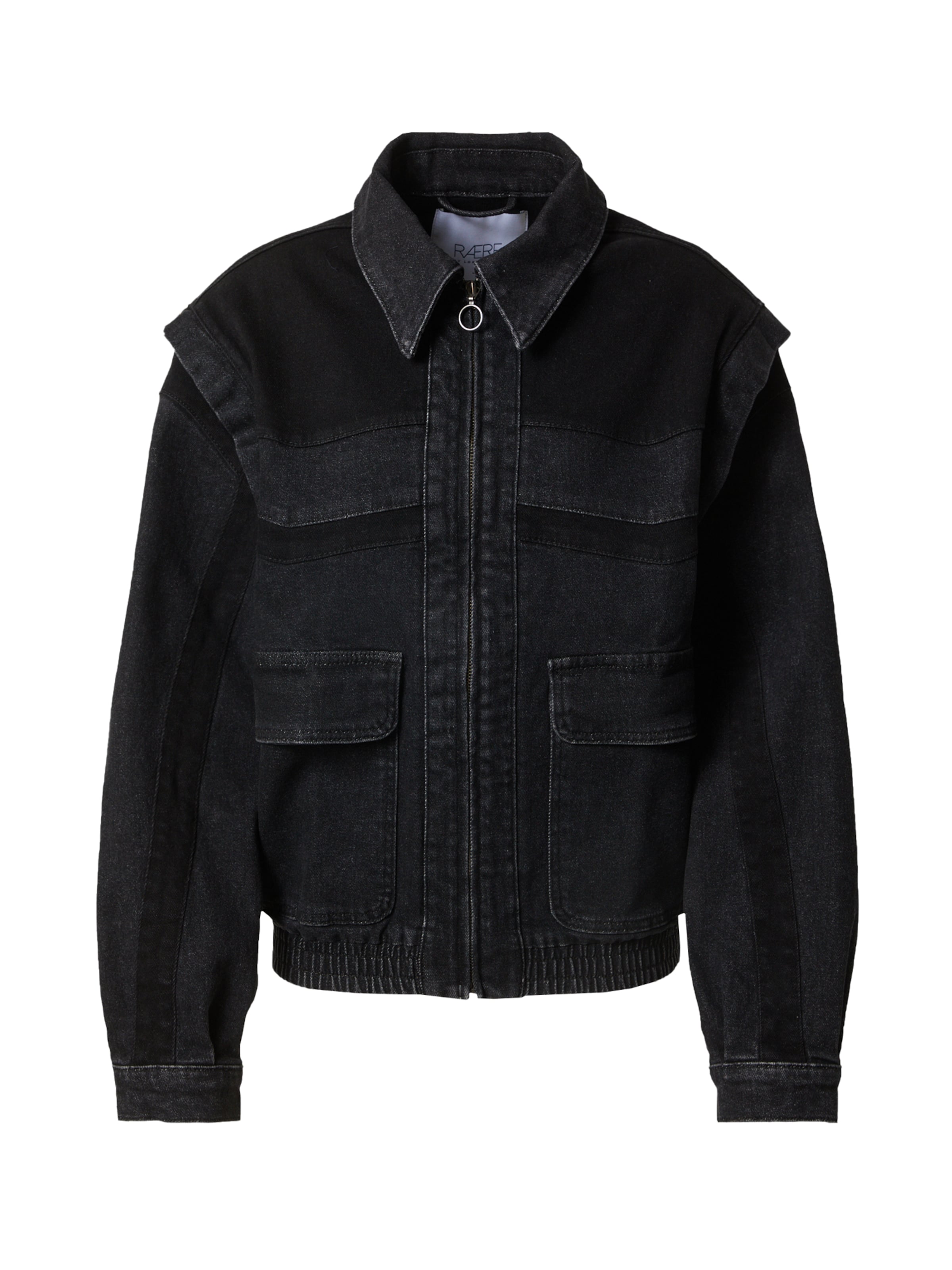 RÆRE by Lorena Rae Between-Season Jacket 'Camille' in Black denim, Item view