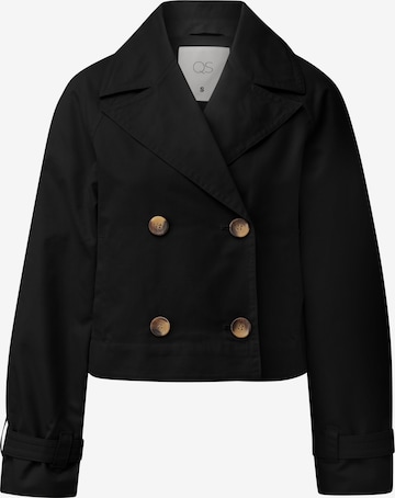 QS Between-season jacket in Black: front