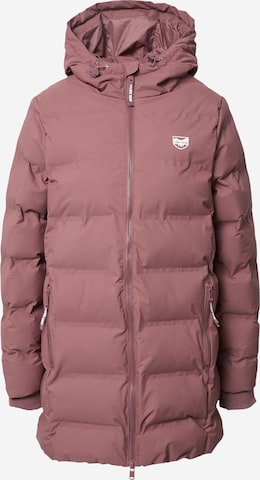 Lake View Winter coat 'Doreen' in Pink: front