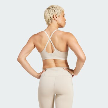 ADIDAS PERFORMANCE Bralette Sports bra 'All Me' in Beige