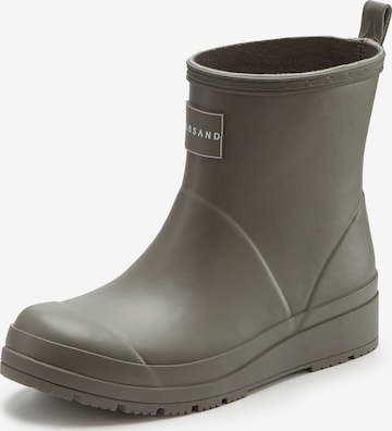 Elbsand Rubber Boots in Green: front