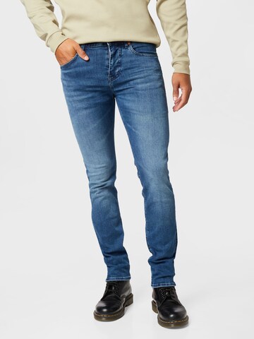 BOSS Slimfit Jeans 'Delaware' in Blauw: voorkant