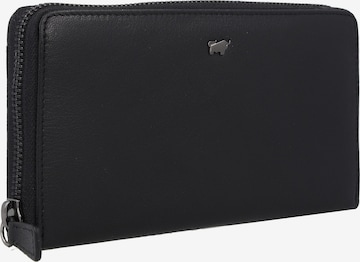 Braun Büffel Wallet 'Anna' in Black