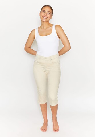 Coupe slim Jean 'Ana' Angels en beige