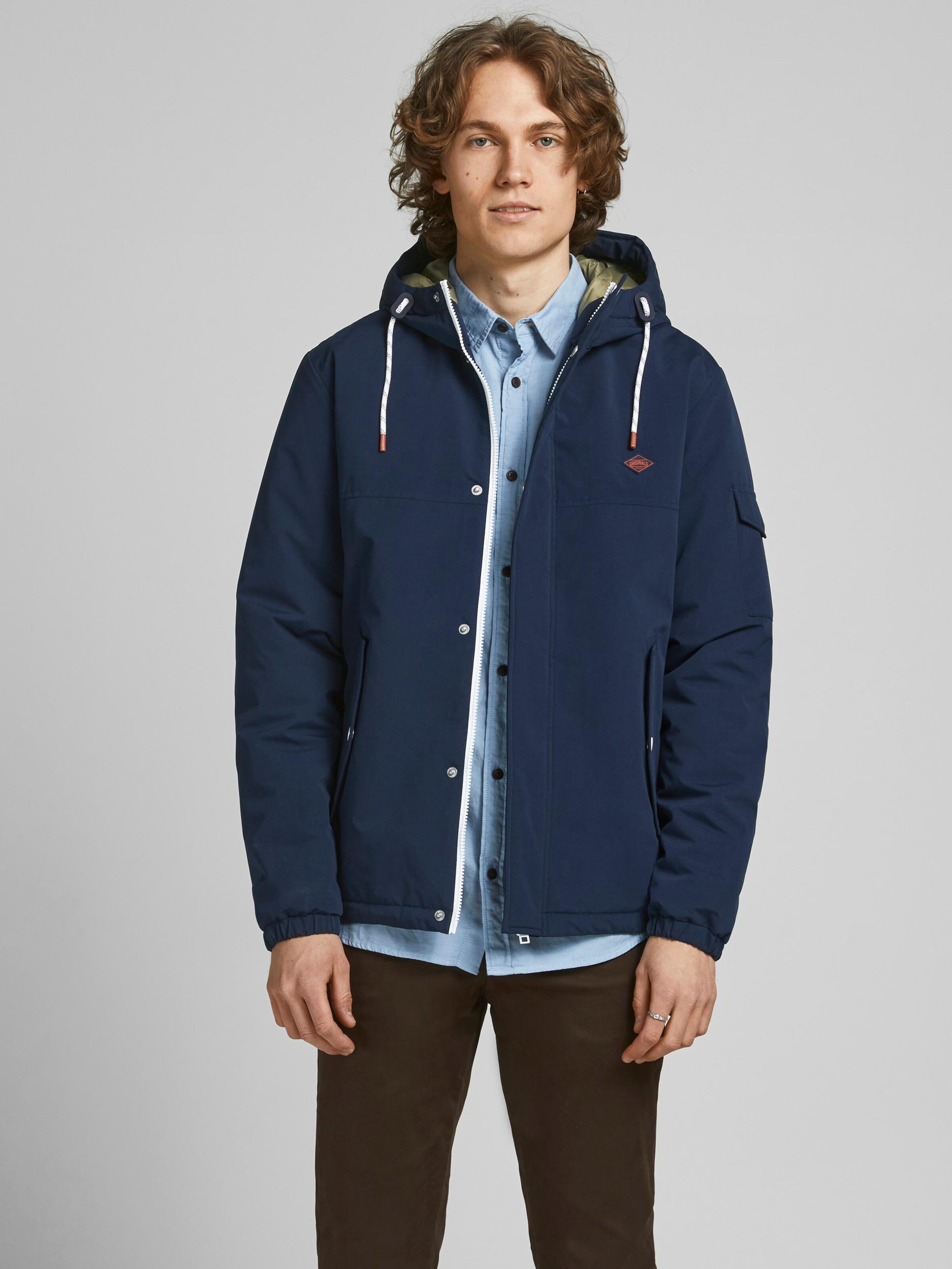 Männer Jacken JACK & JONES Jacke 'Cody' in Navy - RE21317 Männer Jacken JACK & JONES Jacke 'Cody' in Navy - RE21317