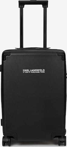 Karl Lagerfeld Trolley 'Rue St-Guillaume' in Schwarz: Vorderseite